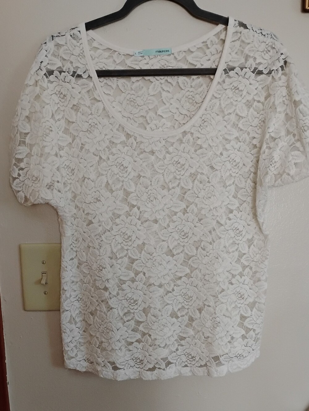 Lace Tee (L)